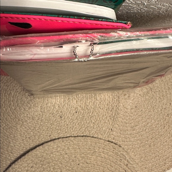 Consuela (Joan) Vibrant Pink Cover with Monogrammed Black Heart Accents - Picture 6 of 7